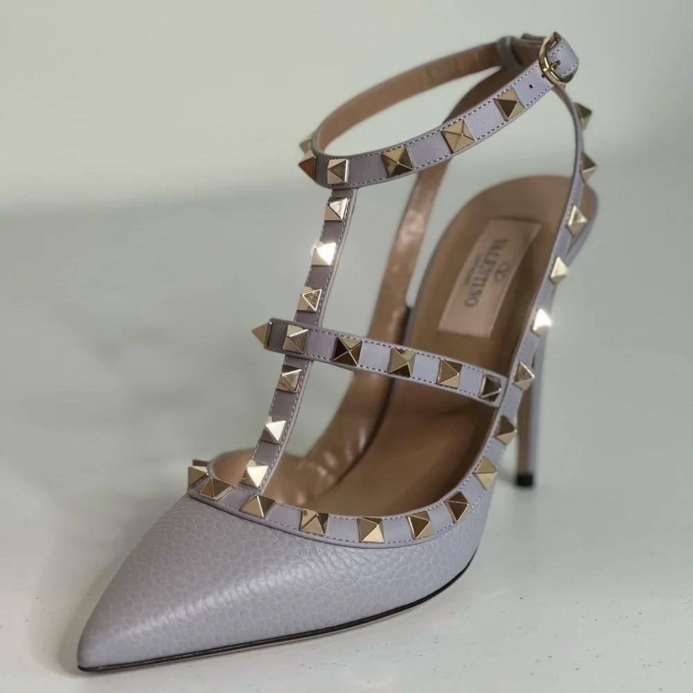 Valentino Rockstud Caged Heels - Picture 4 of 9